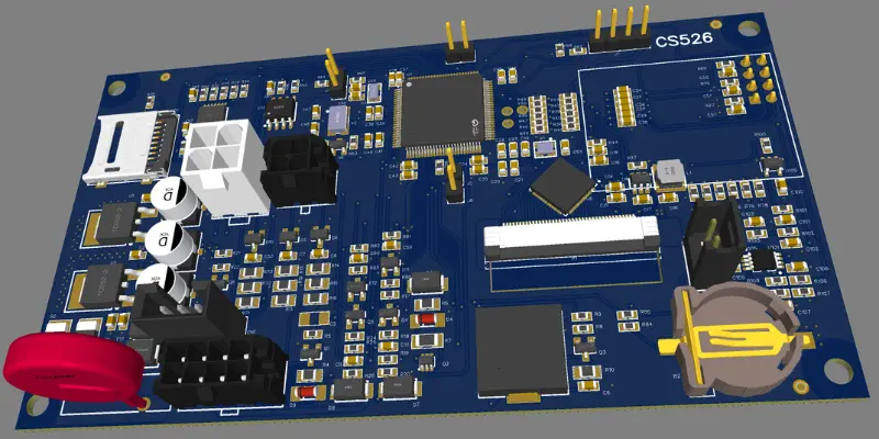 Servizio di progettazione schede elettroniche - scheda elettronica 3D