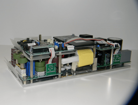 Design of a high-efficiency custom power supply with magnetic components.